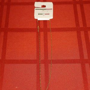 BRAND NEW PRIMAVERA 24K GOLD OVER SILVER NECKLACE!